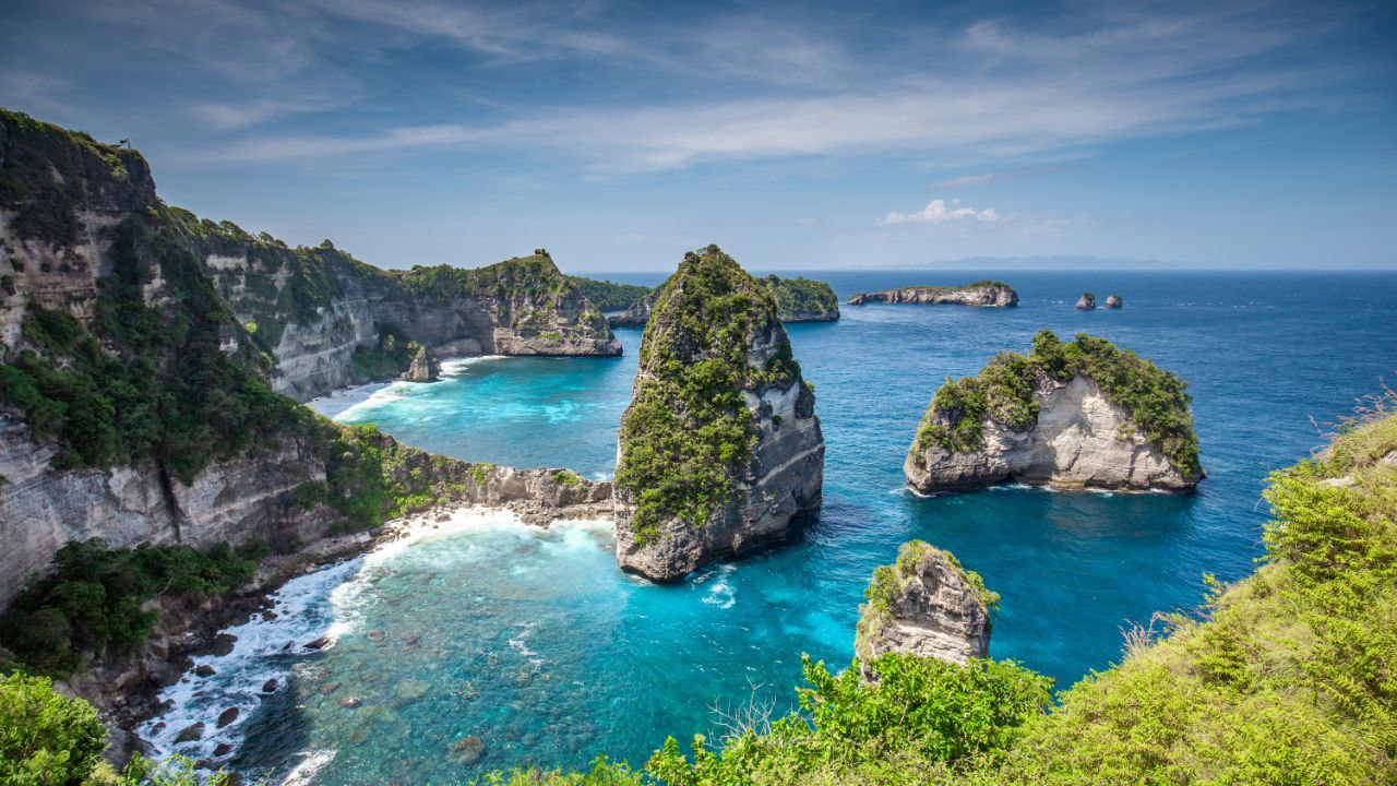 Surfing in Bali